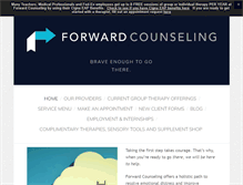 Tablet Screenshot of forwardcounseling.com